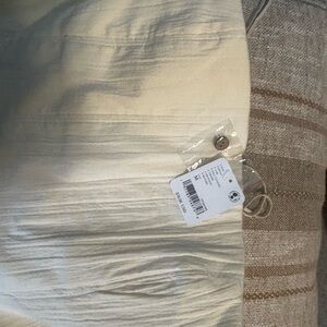 Free people Cream strapless beautiful mini dress